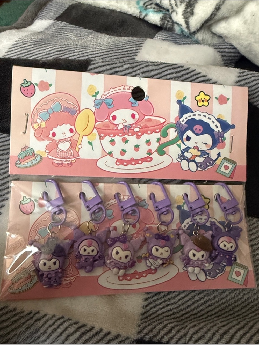 Inspired Kuromi clips